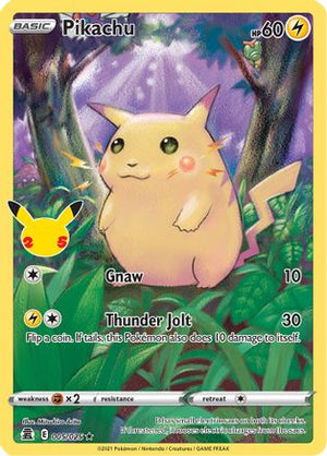 Pikachu 5/25 - Celebrations Holofoil