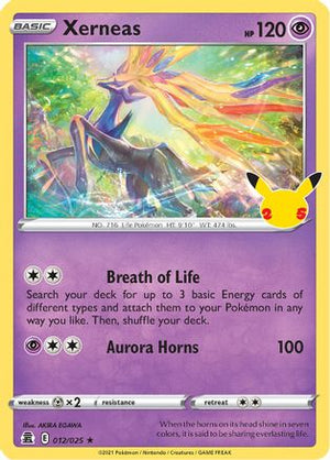 Xerneas 12/25 - Celebrations Holofoil - Poke-Collect