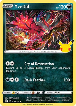 Yveltal 19/25 - Celebrations Holofoil - Poke-Collect