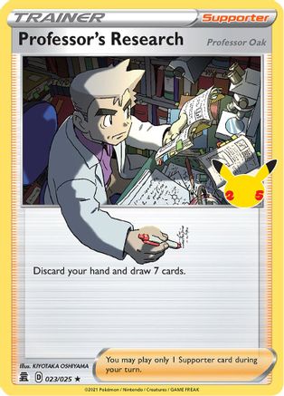 Professor's Research 23/25 - Celebrations Holofoil - Poke-Collect