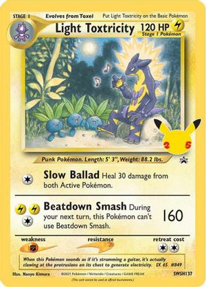 Light Toxtricity - SWSH137 SWSH137/307 - SWSH Sword & Shield Promo Cards Holofoil - Poke-Collect
