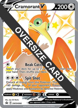 Cramorant V - SWSH086 SWSH086 - Jumbo Cards Holofoil - Poke-Collect