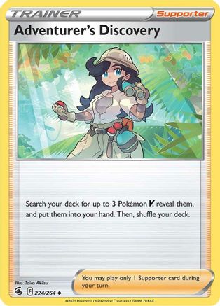 Adventurer's Discovery 224/264 - SWSH08 Fusion Strike - Poke-Collect