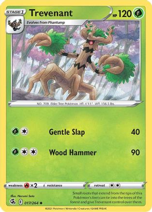Trevenant 17/264 - Fusion Strike Reverse Holofoil - Poke-Collect