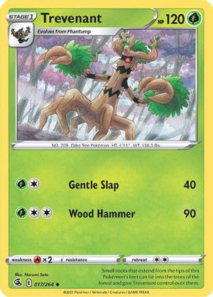 Trevenant 17/264 - Fusion Strike Reverse Holofoil - Poke-Collect