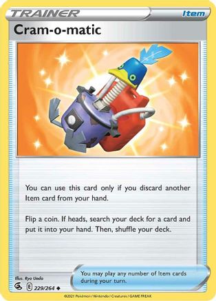 Cram-o-matic 229/264 - SWSH08 Fusion Strike - Poke-Collect