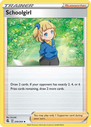 Schoolgirl 239/264 - SWSH08 Fusion Strike Reverse Holofoil - Poke-Collect