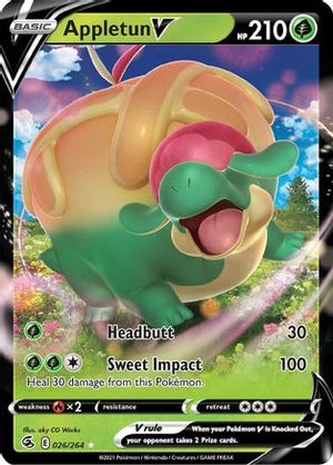 Appletun V 26/264 - SWSH08 Fusion Strike Holofoil - Poke-Collect