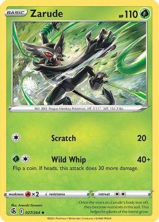 Zarude 27/264 - Fusion Strike - Poke-Collect