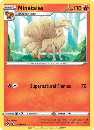 Ninetales (30) 30/264 - SWSH08 Fusion Strike - Poke-Collect