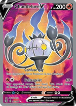 Chandelure V (Full Art) 247/264 - SWSH08 Fusion Strike Holofoil - Poke-Collect