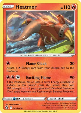 Heatmor 41/264 - SWSH08 Fusion Strike - Poke-Collect