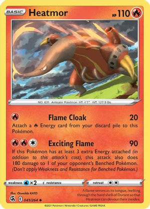 Heatmor 41/264 - SWSH08 Fusion Strike - Poke-Collect
