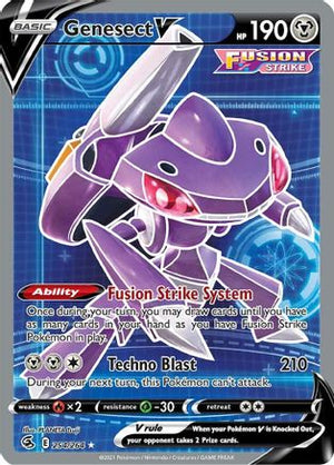 Genesect V (Full Art) 254/264 - SWSH08 Fusion Strike Holofoil - Poke-Collect