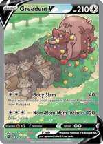 Greedent V (Alternate Full Art) 257/264 - SWSH08 Fusion Strike Holofoil - Poke-Collect