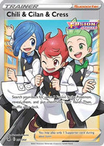 Chili & Cilan & Cress (Full Art) 258/264 - SWSH08 Fusion Strike Holofoil - Poke-Collect