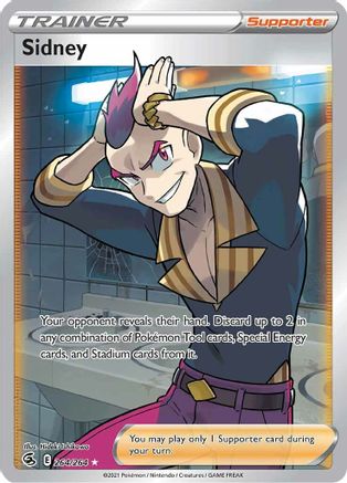 Sidney (Full Art) 264/264 - SWSH08 Fusion Strike Holofoil - Poke-Collect