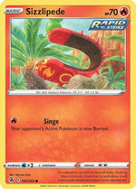 Sizzlipede (47) 47/264 - SWSH08 Fusion Strike Reverse Holofoil - Poke-Collect