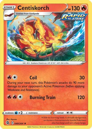 Centiskorch (48) 48/264 - SWSH08 Fusion Strike - Poke-Collect