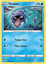 Shellder 50/264 - SWSH08 Fusion Strike Reverse Holofoil - Poke-Collect