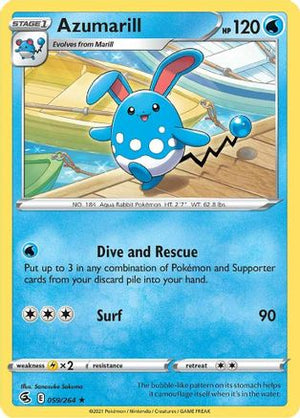 Azumarill 59/264 - SWSH08 Fusion Strike - Poke-Collect