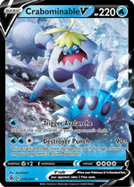 Crabominable V 76/264 - SWSH08 Fusion Strike Holofoil - Poke-Collect