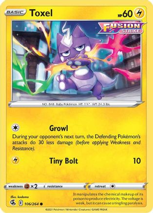 Toxel 106/264 - Fusion Strike - Poke-Collect