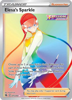Elesa's Sparkle (Secret) 275/264 - SWSH08 Fusion Strike Holofoil - Poke-Collect