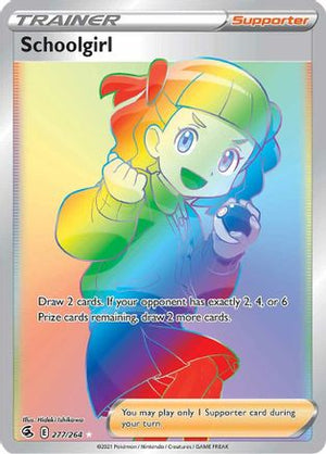Schoolgirl (Secret) 277/264 - SWSH08 Fusion Strike Holofoil - Poke-Collect
