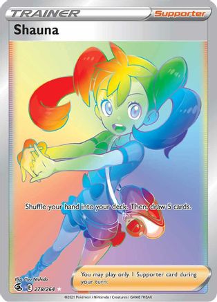 Shauna (Secret) 278/264 - SWSH08 Fusion Strike Holofoil - Poke-Collect