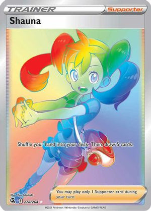 Shauna (Secret) 278/264 - SWSH08 Fusion Strike Holofoil - Poke-Collect