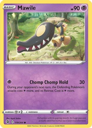 Mawile 119/264 - SWSH08 Fusion Strike - Poke-Collect