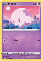 Munna 121/264 - SWSH08 Fusion Strike Reverse Holofoil - Poke-Collect