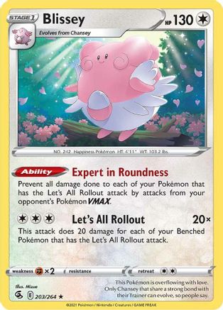 Blissey 203/264 - SWSH08 Fusion Strike - Poke-Collect