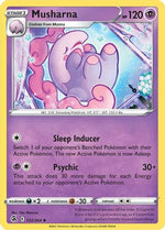 Musharna 122/264 - SWSH08 Fusion Strike Reverse Holofoil - Poke-Collect