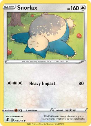 Snorlax 206/264 - Fusion Strike - Poke-Collect