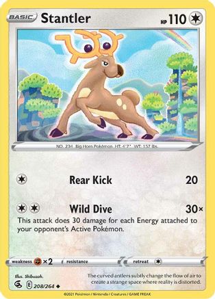 Stantler 208/264 - Fusion Strike - Poke-Collect