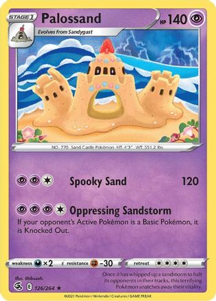 Palossand 126/264 - SWSH08 Fusion Strike - Poke-Collect