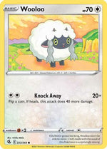 Wooloo 222/264 - Fusion Strike Reverse Holofoil - Poke-Collect