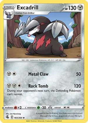 Excadrill 183/264 - SWSH08 Fusion Strike - Poke-Collect