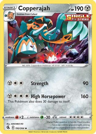 Copperajah 192/264 - SWSH08 Fusion Strike - Poke-Collect