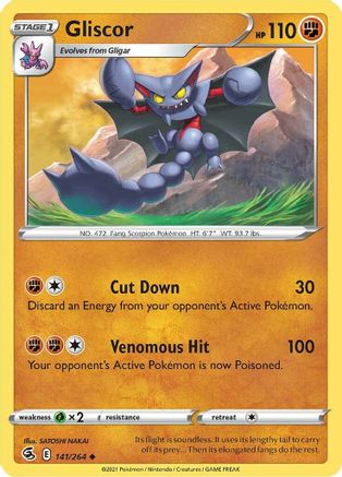Gliscor 141/264 - SWSH08 Fusion Strike - Poke-Collect