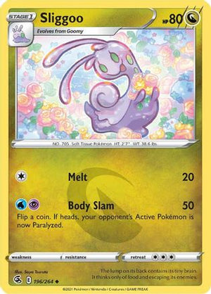 Sliggoo 196/264 - Fusion Strike Reverse Holofoil - Poke-Collect