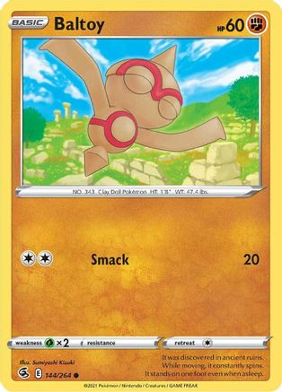 Baltoy 144/264 - SWSH08 Fusion Strike - Poke-Collect