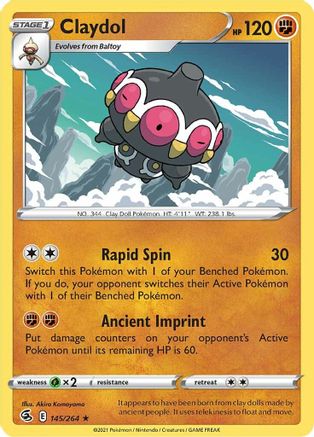 Claydol 145/264 - SWSH08 Fusion Strike - Poke-Collect