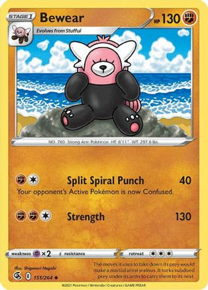 Bewear 151/264 - SWSH08 Fusion Strike - Poke-Collect