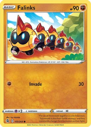 Falinks (155) 155/264 - SWSH08 Fusion Strike - Poke-Collect