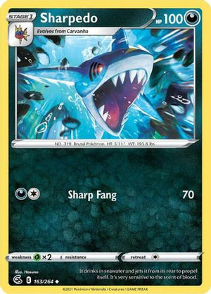 Sharpedo 163/264 - SWSH08 Fusion Strike - Poke-Collect