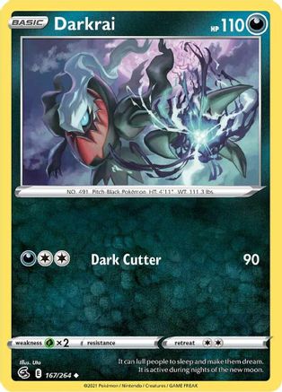 Darkrai 167/264 - SWSH08 Fusion Strike - Poke-Collect