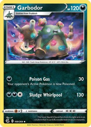 Garbodor 169/264 - SWSH08 Fusion Strike - Poke-Collect